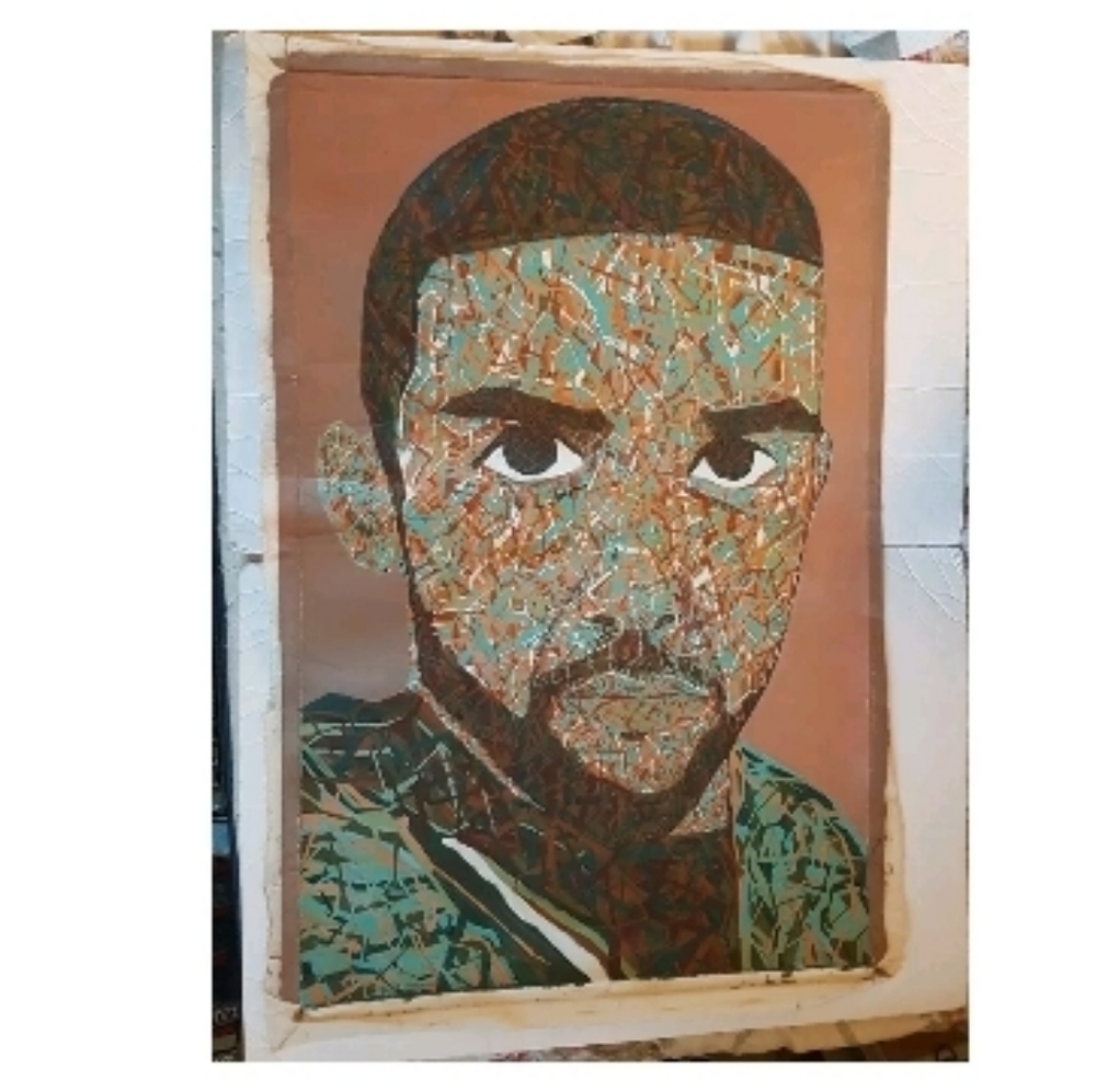 "Reflection" Oil On Canvas 2015 By Tayyeb Munawar 24 in × 36 in
